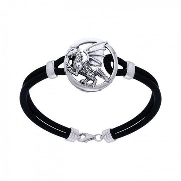 Dragon Leather Cord Bracelet TBL198 - Jewelry